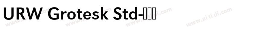 URW Grotesk Std字体转换